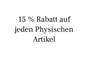 Spare Rabatt mit jedem Einkauf mit Abo