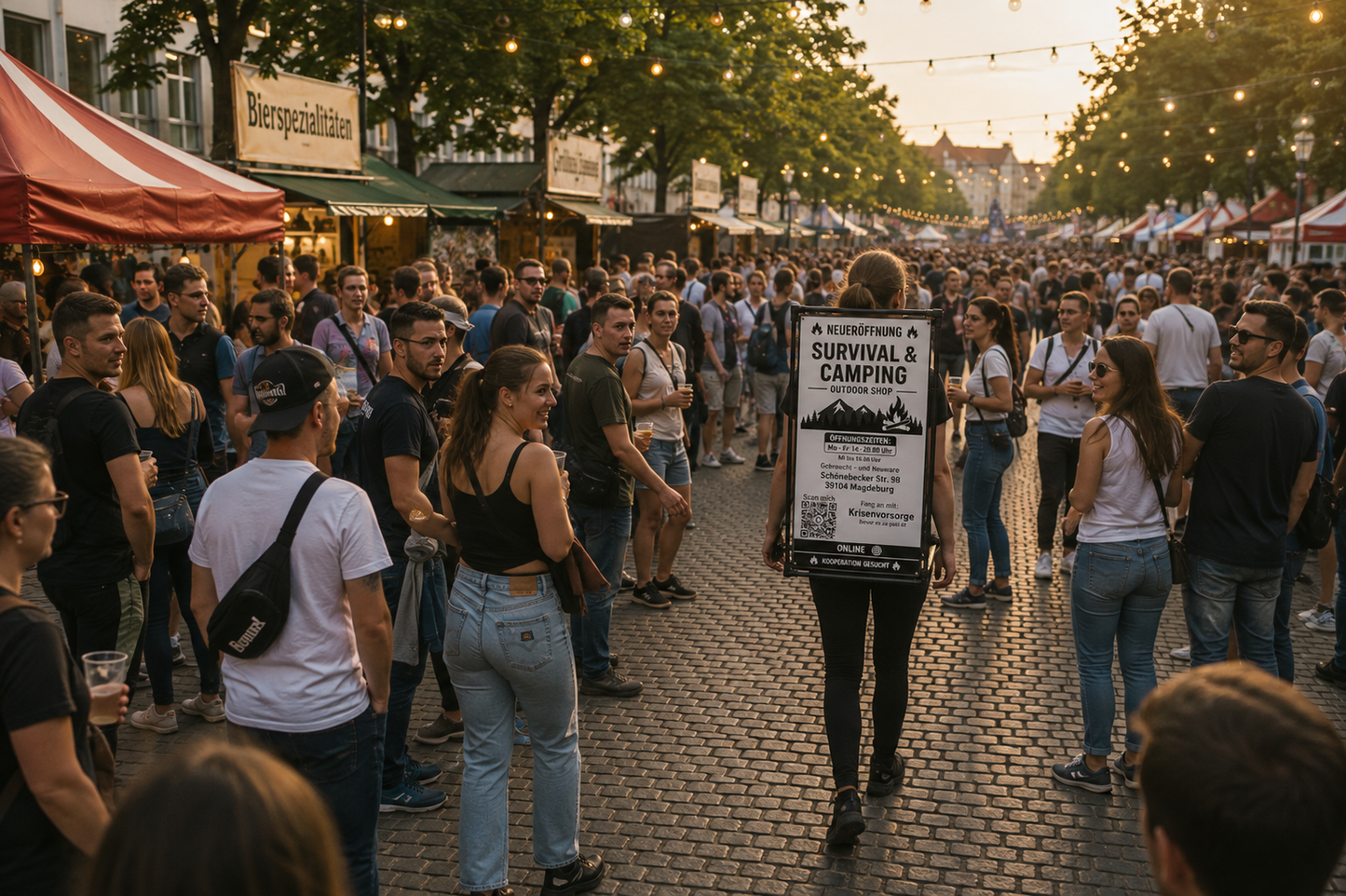 Mobile Präsenzwerbung Magdeburg – Walking Advertising Werbung