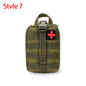 EDC Tasche Notfall-Werkzeugset Outdoor Erste-Hilfe-Set Camping Survival Kit
