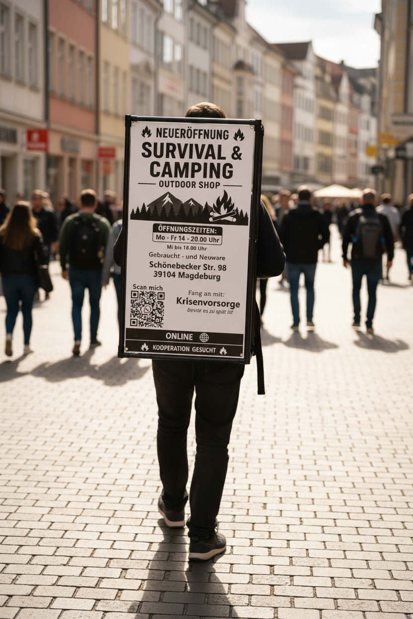 Mobile Präsenzwerbung Magdeburg – Walking Advertising Werbung